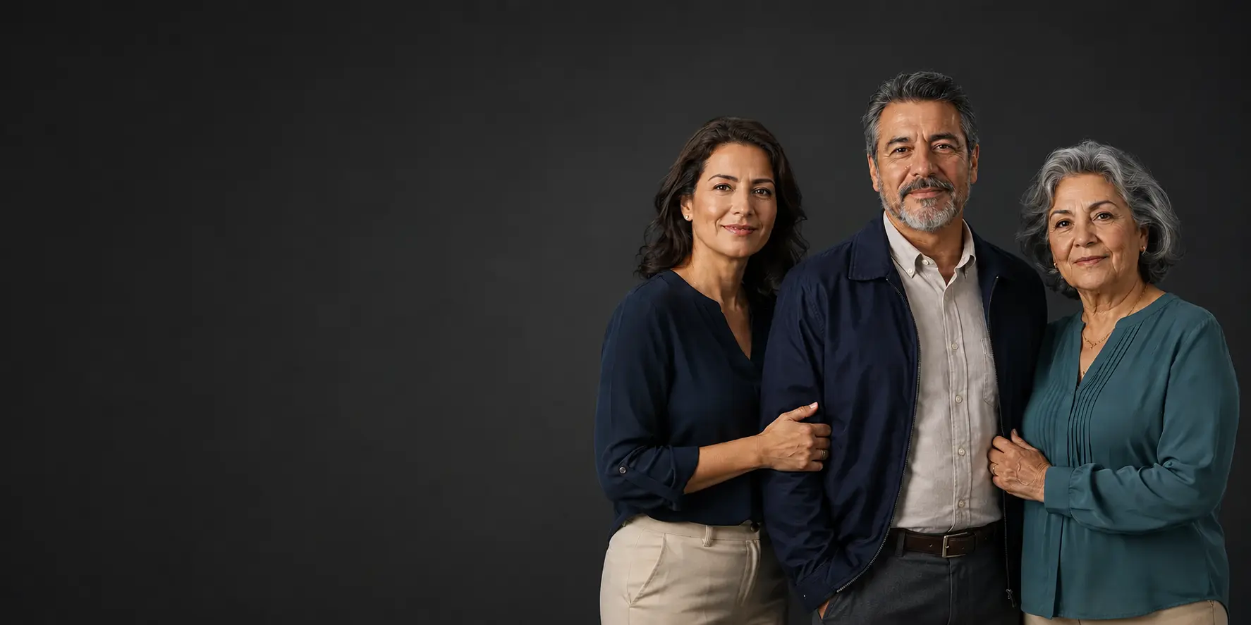 Familia mexicana de distintas generaciones